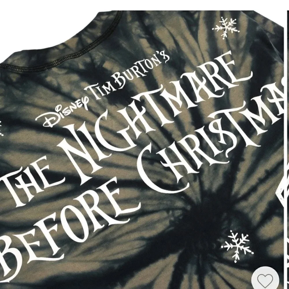 Men's The Nightmare Before Christmas Crew Neck Pullover Sweatshirt, Size XS